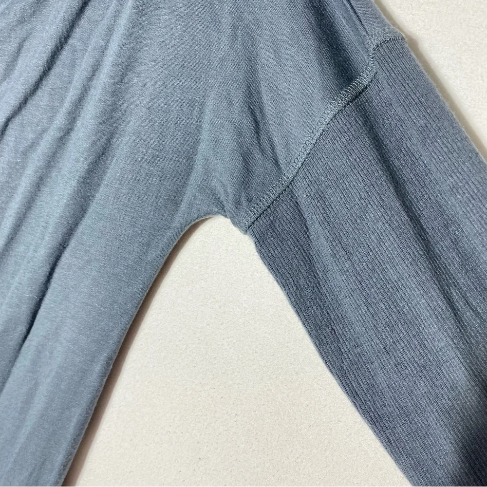 Athleta Metropolis Grey Boat Neck Long Sleeve Activewear Loungewear Top S - Picture 7 of 16